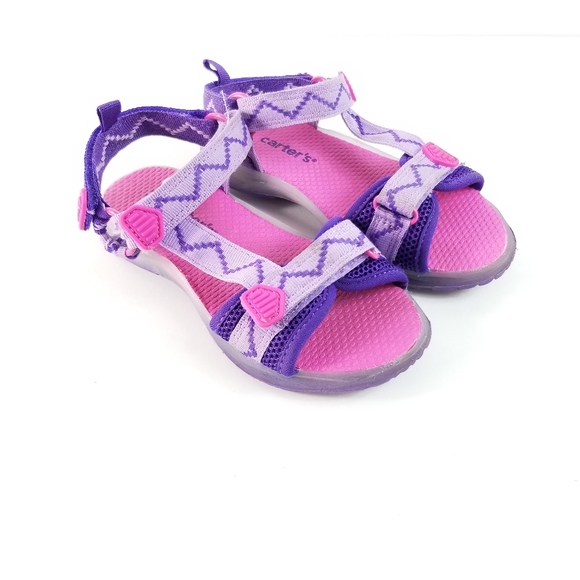pink and purple sandals